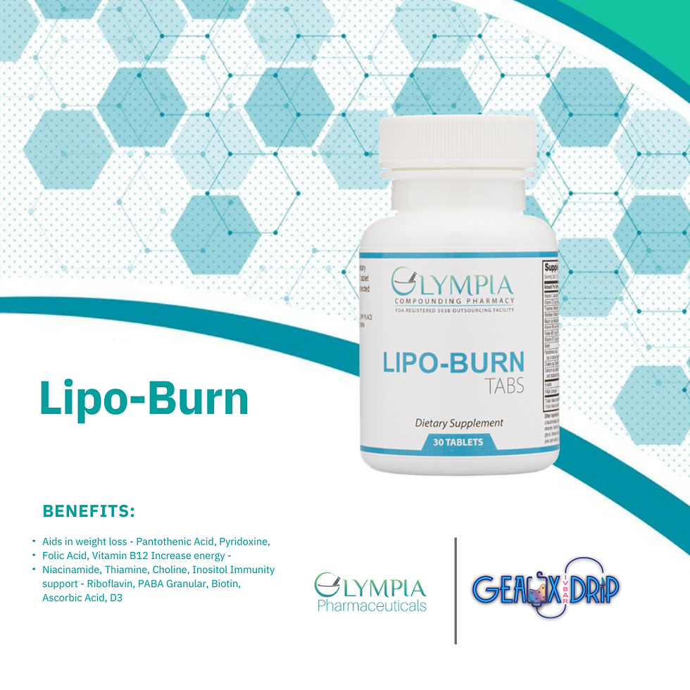 more about lipo burn by Olympia pharmaceuticals