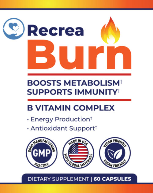 Recrea Burn B vitamin supplement for fat metabolism and immunity defense