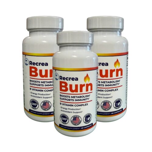 3 bottles of recrea burn