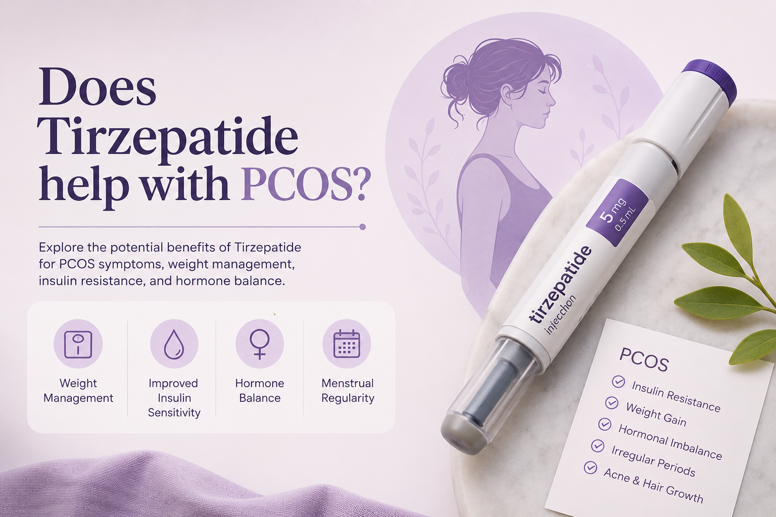 Does Tirzepatide help with PCOS?